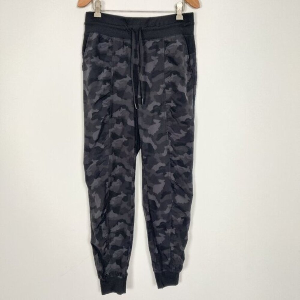 90 Degree By Reflex Women's Jogger Size S Camouflage Black Gray Sport Athleisure